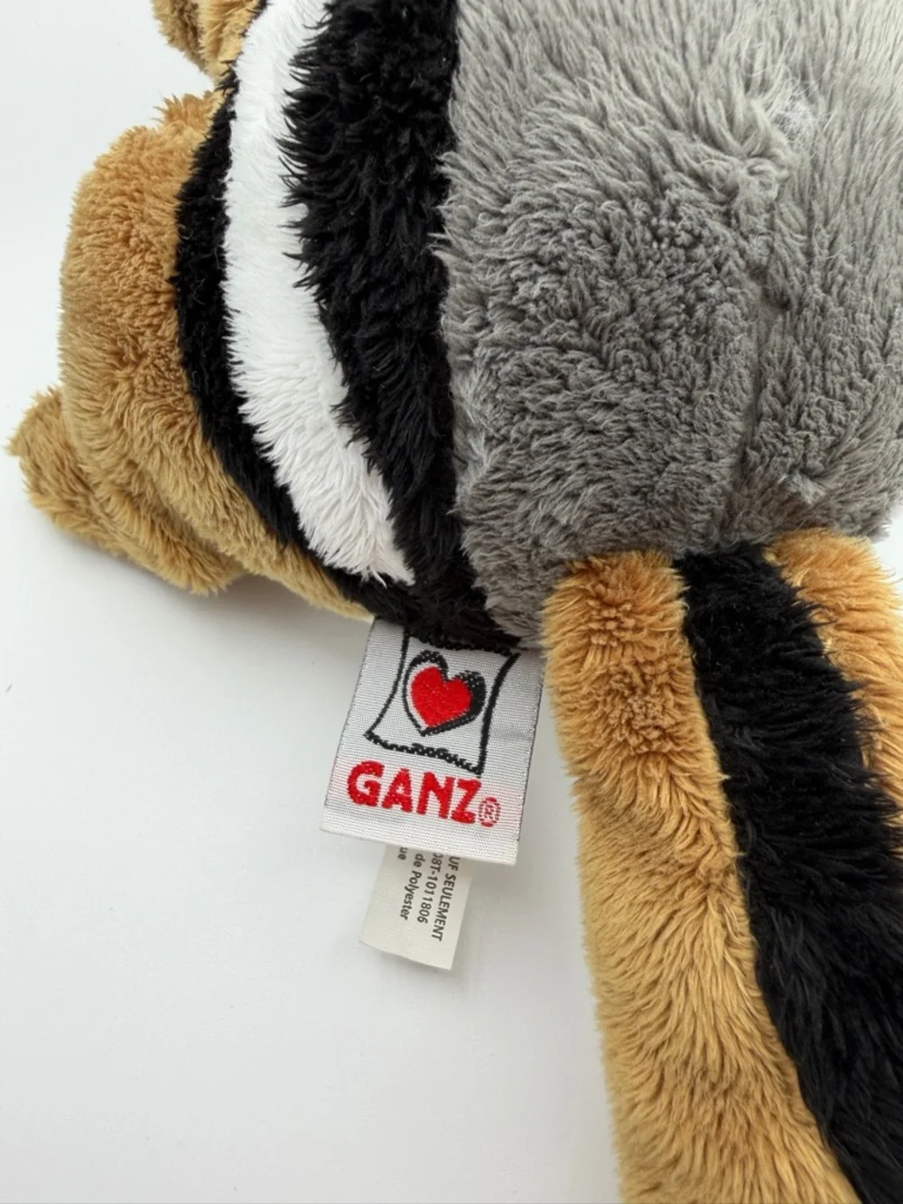 Webkinz Retired Chipmunk HM271 Plush Stuffed Animal Ganz No Code Brown Stripe